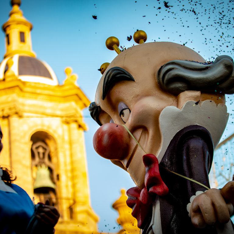 cabezudo en carnaval